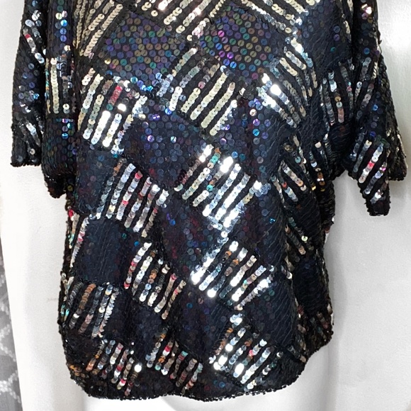 Multicolored sequin top - Picture 2 of 2